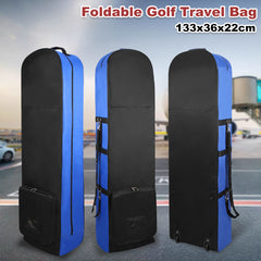 Foldable Padded Protector Golf Travel Bags Flight Airlines Wheels Clubs Range Storage Carry Case Cover Lightweight