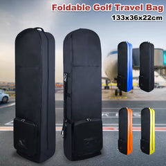 Foldable Padded Protector Golf Travel Bags Flight Airlines Wheels Clubs Range Storage Carry Case Cover Lightweight