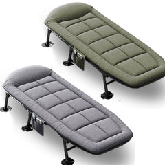 Folding Foldable Portable Camping Bed Cot Recliner Chair Beach Single Outdoor Stretcher