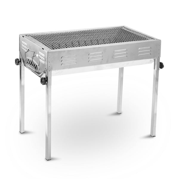 Stainless Steel Portable Outdoor BBQ Barbecue Grill Set Charcoal Kebab Picnic Camping Sets